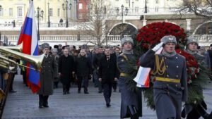 Defender of the Fatherland Day 2024 in Russia celebrates military service, with women bestowing gifts and parades, challenging the traditionally masculine connotation of the holiday.